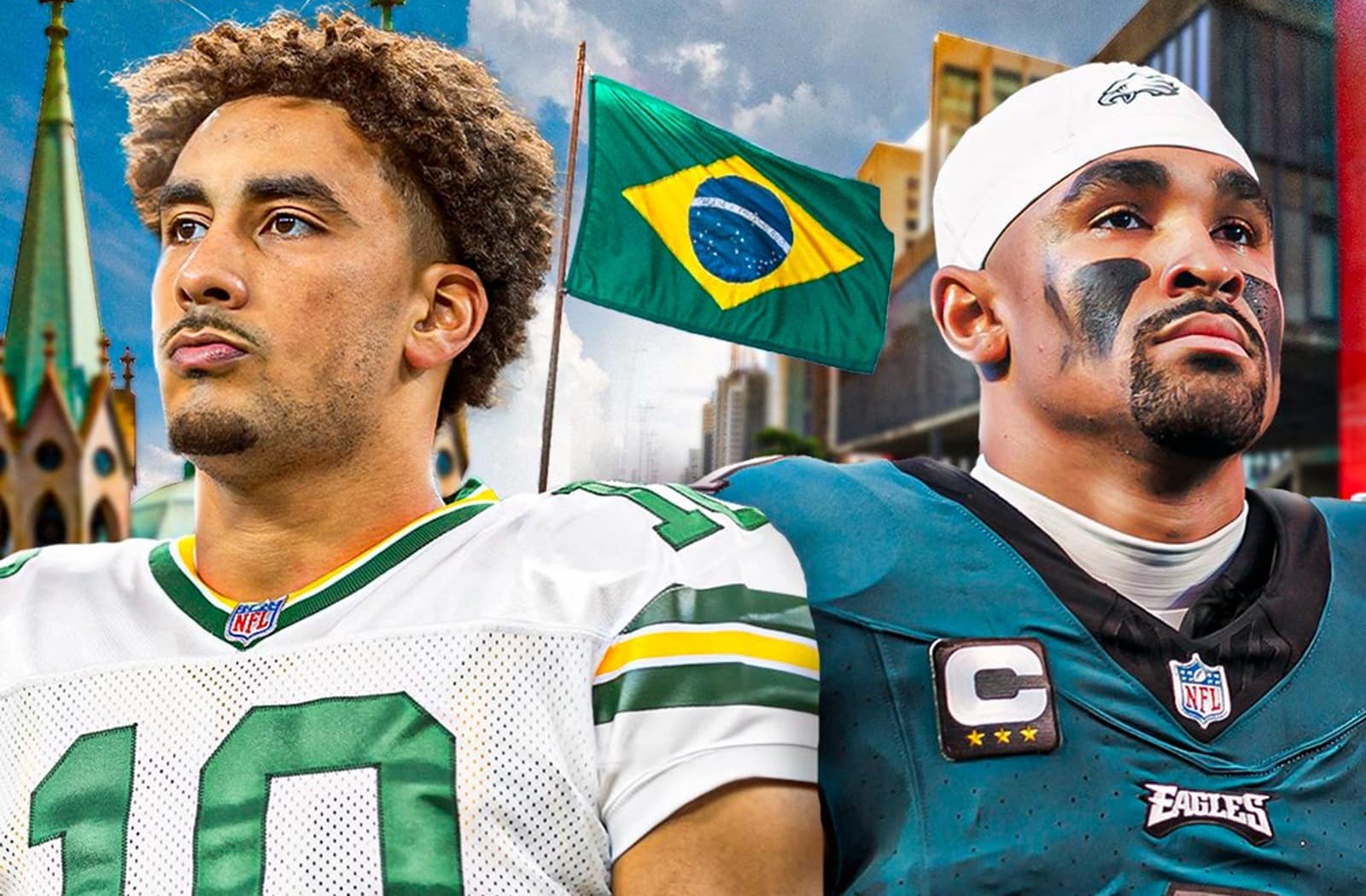Primeiro jogo da história da NFL em São Paulo será entre Green Bay Packers e Philadelphia Eagles
